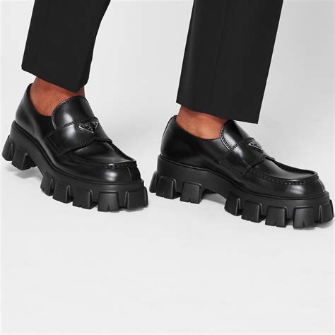 prada monlith|prada monolith loafer.